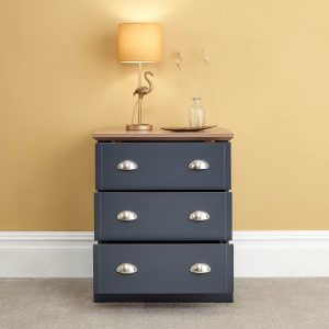 Slate kendal 3 drawer chest