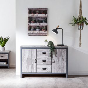 boston 2 door 3 drawer sideboard