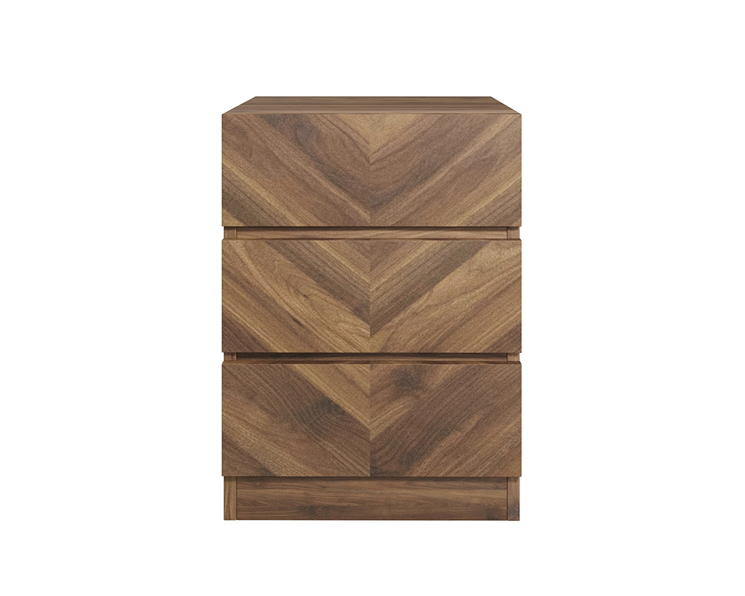Catania 3 Drawer Bedside Table - Image 3
