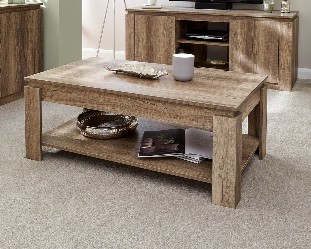 Canyon Oak Coffee Table - Image 2