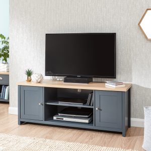 large lancaster tv unit in slate