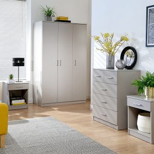 grey 4 piece panama bedroom set